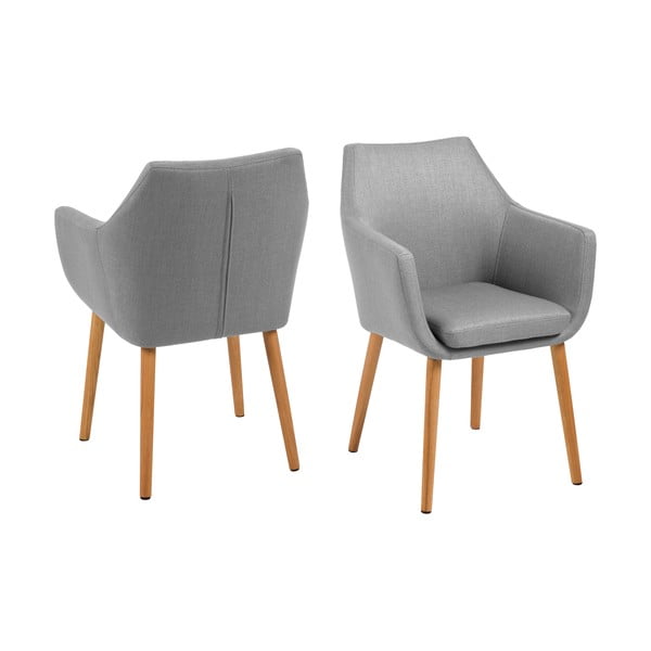 Svijetlosivi naslonjač Actona Nora-image-3