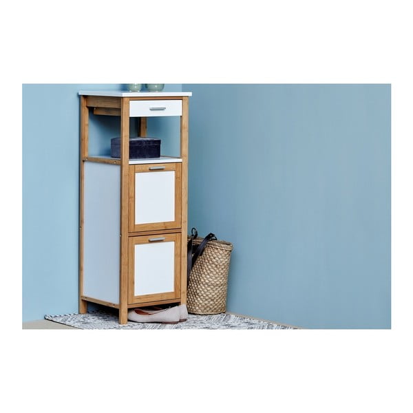 Kupaonski ormarić od bambusa s 2 police i prostorom za pohranu Wenko Finja-image-4