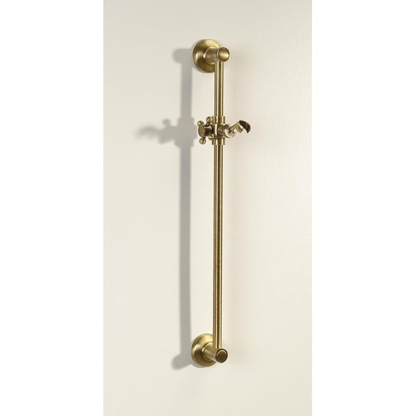Mjedena zidna šipka za tuš u brončanoj boji s kliznim nosačem 67 cm Antea – Sapho-image-1