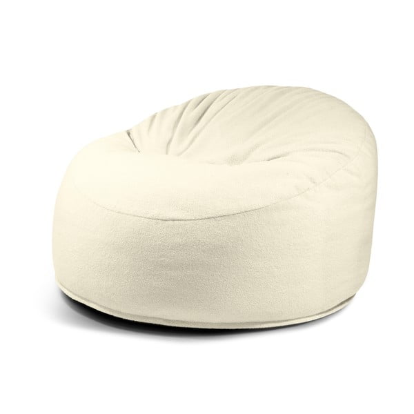 Krem vreća za sjedenje od bouclé tkanine Om 110 – SLOWDOWN