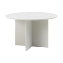 Svijetlo sivi okrugao blagovaonski stol ø 110 cm Palma – Unique Furniture