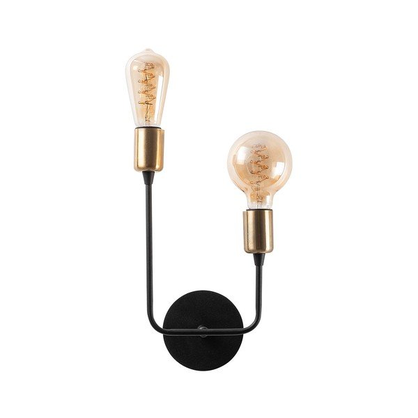 Crna zidna lampa Dolma – Opviq lights