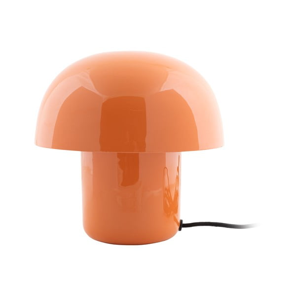 Narančasta stolna lampa s metalnim sjenilom (visina 20 cm) Fat Mushroom – Leitmotiv