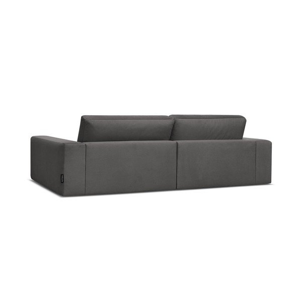 Crna baršunasti sofa 276 cm Sierra – Bobochic Paris-image-4