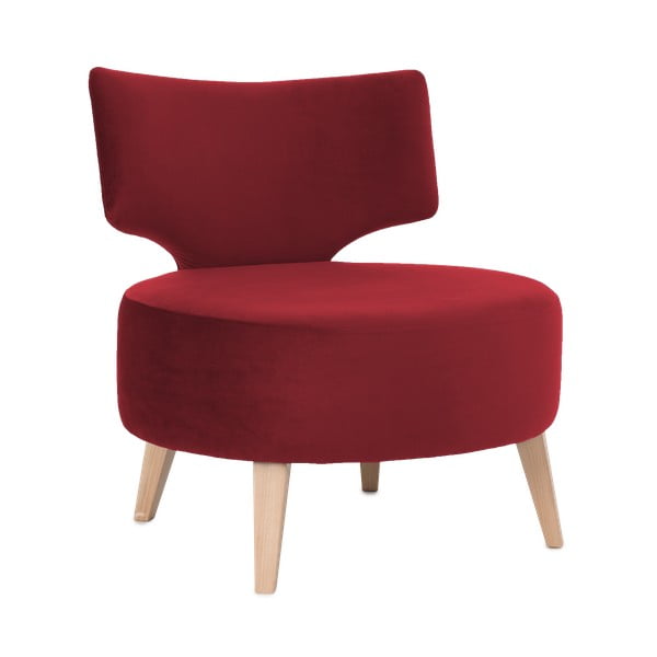 Tamnocrvena fotelja Custom Form Flippin