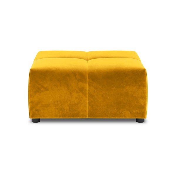 Žuti baršunasti sofa modul Rome Velvet - Cosmopolitan Design-image-2
