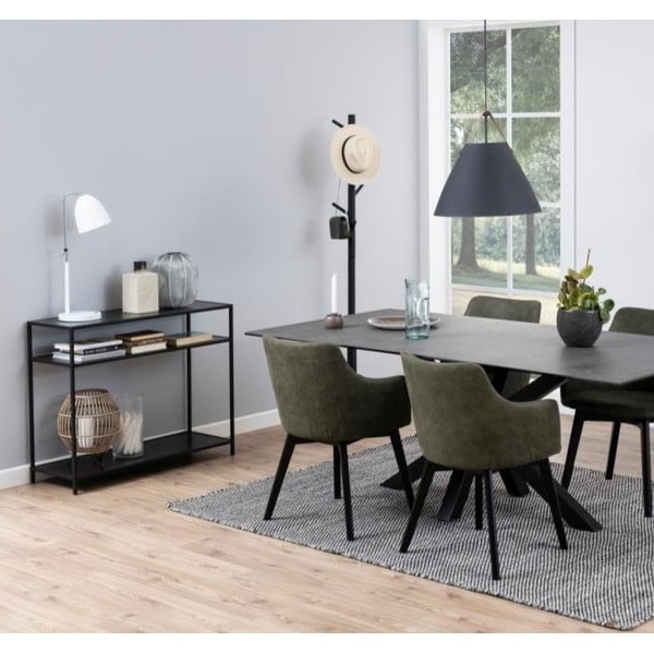 Crni konzolni stolić Actona Seaford-image-1