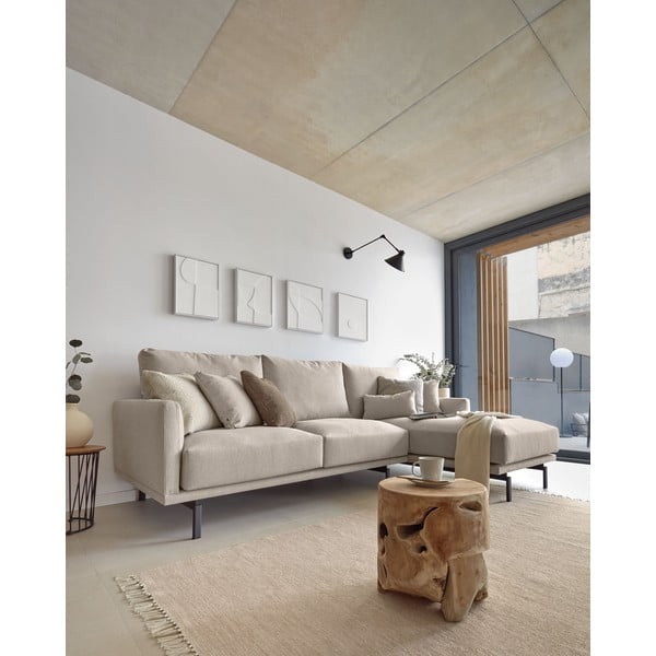 Okrugao pomoćni stol od masivne tikovine ø 35 cm Tropicana – Kave Home-image-2