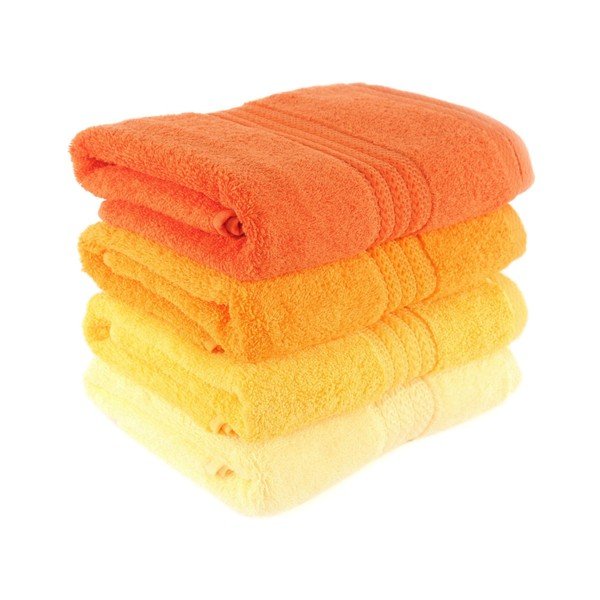 Set s 4 ručnika Foutastic Daisy 70 x 140 cm-image-1