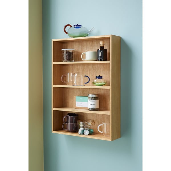 Podna polica od hrastovine Cubbie - Hübsch-image-4