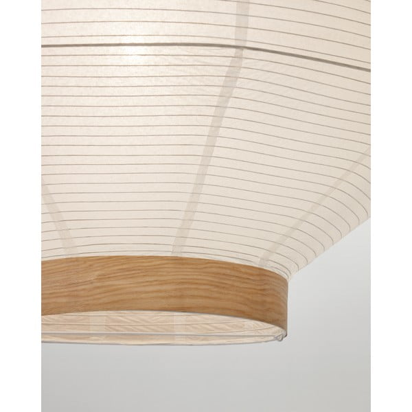 Bijelo sjenilo ø 80 cm Hila – Kave Home-image-4