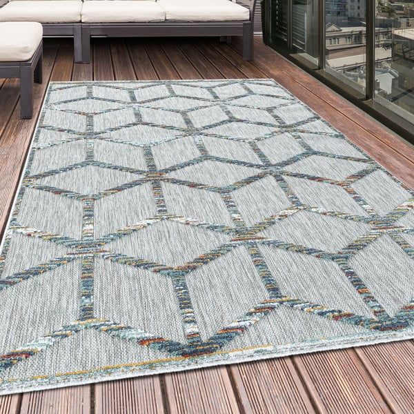 Svijetlo siva vanjska staza 80x250 cm Bahama – Ayyildiz Carpets-image-1