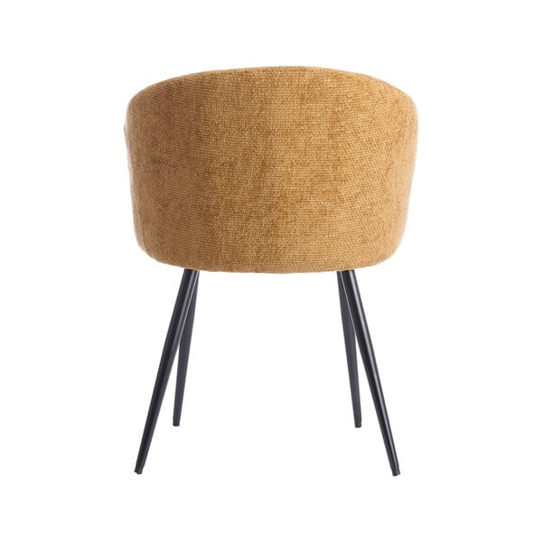 Oker žute metalne blagovaonske stolice u setu 2 kom Radaja – Light & Living-image-4