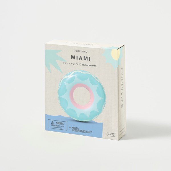 Prsten na napuhavanje Sunnylife Miami, ø 110 cm-image-1