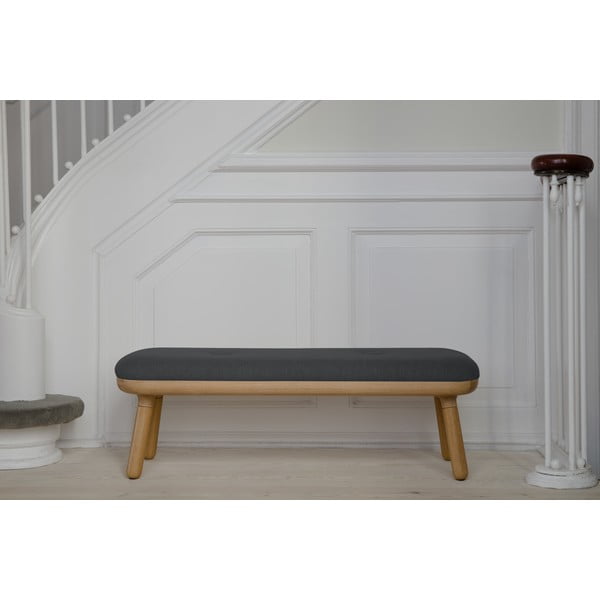 Antracitno siva klupa Paff Low – UMAGE-image-1