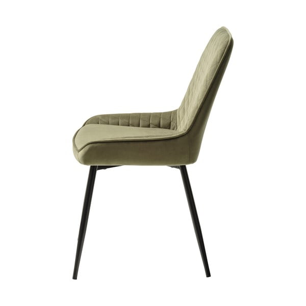 Blagovaonski stolac od zelenog baršuna Milton - Unique Furniture-image-3