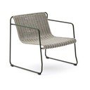 Prljavo zelena metalna vrtna fotelja Maurina – Kave Home