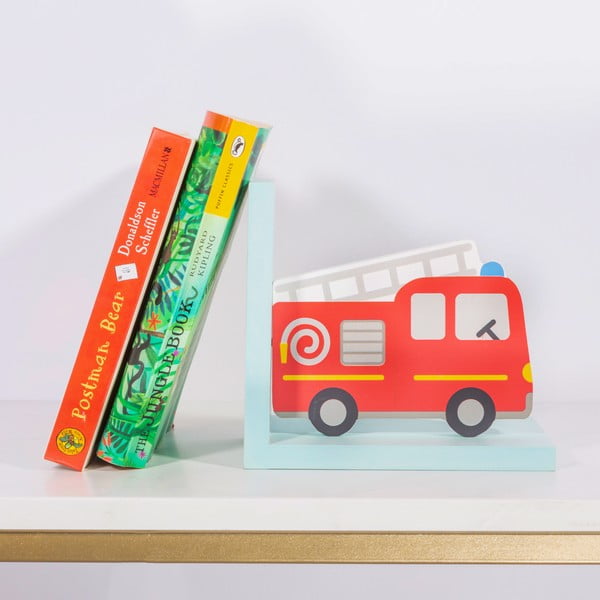Držači za knjige u setu 2 kom Fire Engine – Sass & Belle-image-1