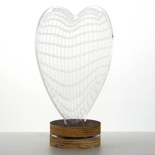 3D stolna lampa Srce-image-1