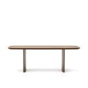 Smeđi blagovaonski stol u dekoru oraha 100x240 cm Litto – Kave Home
