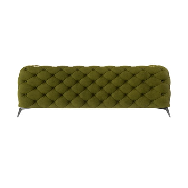 Zelena baršunasti sofa 225 cm Chelsea – Ropez-image-2