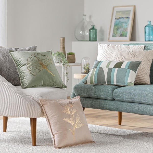 Ukrasna jastučnica od samta 45x45 cm Oxalis – douceur d'intérieur-image-3