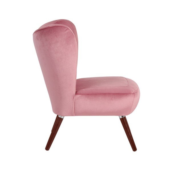 Ružičasta fotelja Max Winzer Sari Velvet-image-4