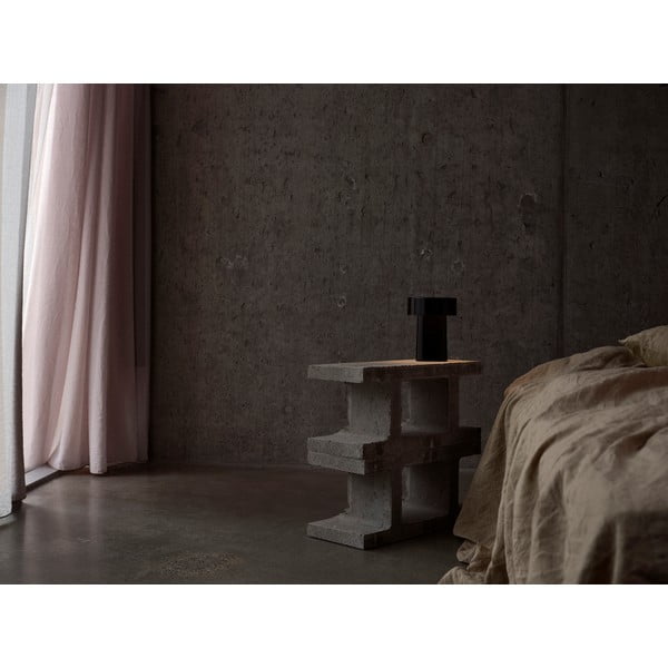 Crna plastična LED stolna lampa (visina 18 cm) Oblong – Zone-image-1