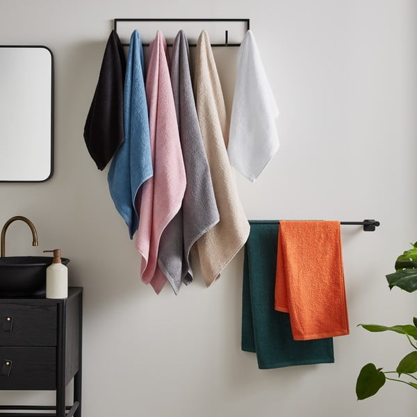 Plavi brzosušeći/od frotira pamučan ručnik 50x85 cm Quick Dry – Catherine Lansfield-image-3