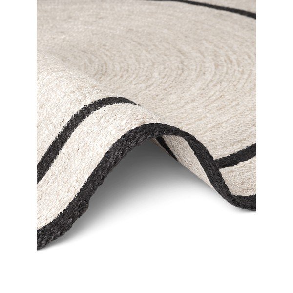 Ručno rađen juten okrugao tepih u svijetloj prirodnoj boji ø 150 cm Lina – Hanse Home-image-4