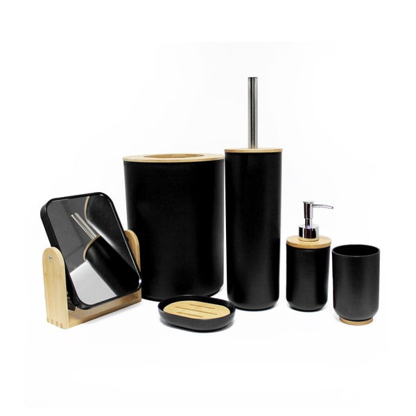 Crna plastična posuda za sapun Smart – douceur d'intérieur-image-1