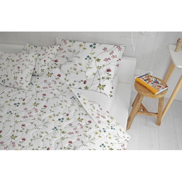 Prošiveni set deke i jastučnice od pamučnog satena 140x200 cm – Butter Kings-image-1