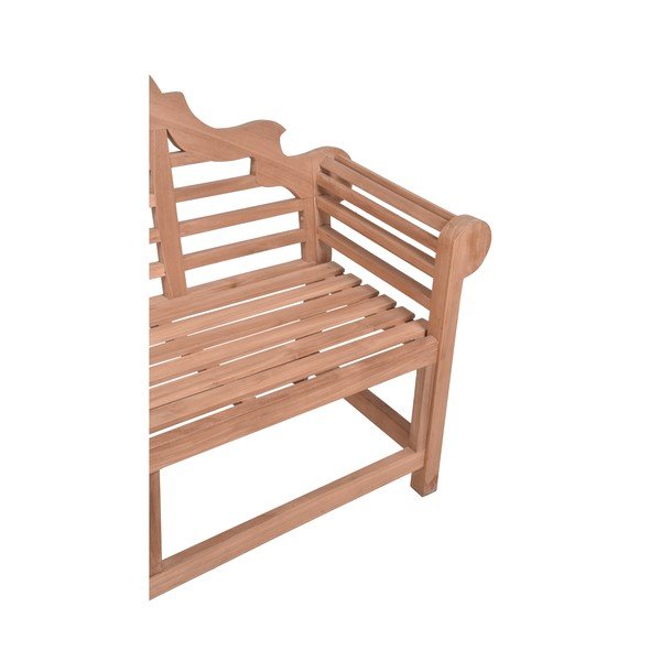 Vrtna klupa od masivnog drveta u prirodnoj boji Picadilli – Garden Pleasure-image-1