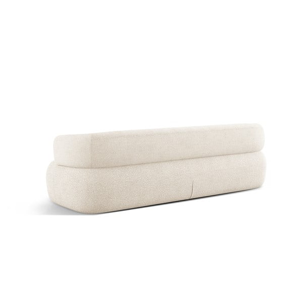Bež sofa od bouclé tkanine 226 cm Jenny – Micadoni Home-image-3