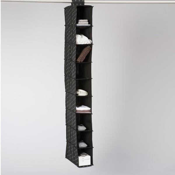 Crni viseći organizator s 9 pretinaca Compactor Garment-image-2