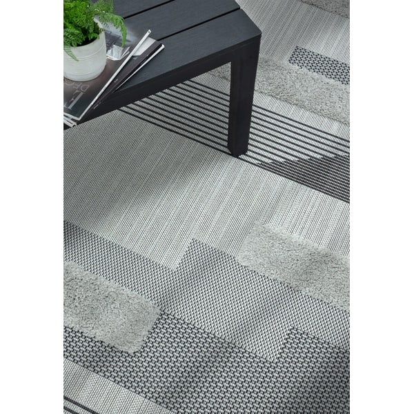 Sivi vanjski tepih 200x290 cm Monty – Asiatic Carpets-image-1