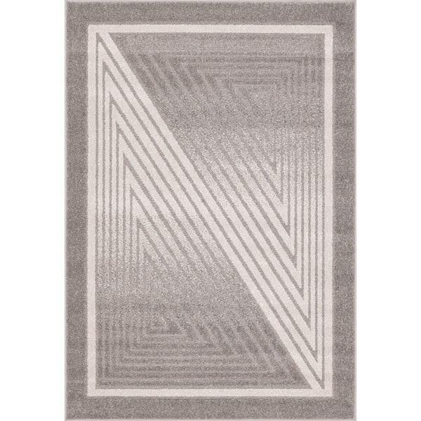 Sivi/krem tepih 80x160 cm Lori – FD