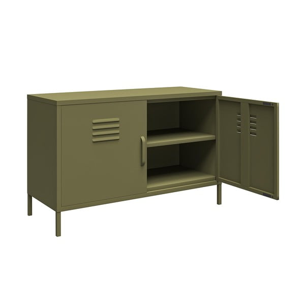 Zeleni metalni ormarić 98x63 cm Bradford – Støraa-image-3