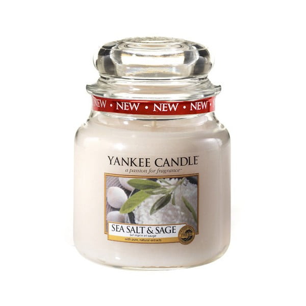 Yankee Candle Morska sol i kadulja, vrijeme gorenja 65 - 90 sati