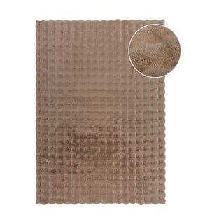 Smeđe sintetičko krzno 160x230 cm Waffle Faux Fur – Flair Rugs