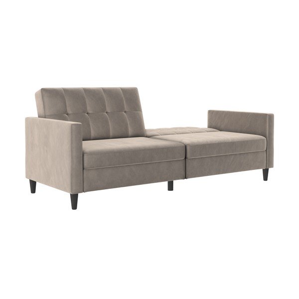 Bež baršunasti sofa 203 cm Hartford – Støraa-image-4
