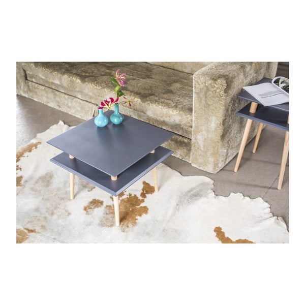 Ragaba Square bijeli stolić za kavu, 55X55 cm-image-2