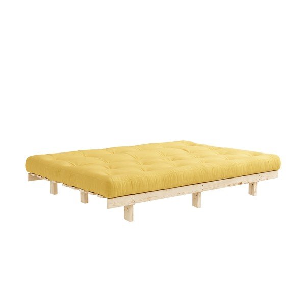 Kauč na rasklapanje Karup Design Lean Raw Yellow-image-4