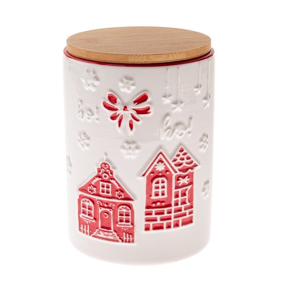 Keramička posuda za namirnice za kolačiće Christmas cottage – Dakls