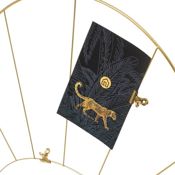 Set od 2 metalna stalka za fotografije u zlatnoj boji Casa Selección-image-2