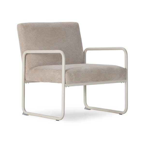 Bež fotelja od šenila Vince – MOME