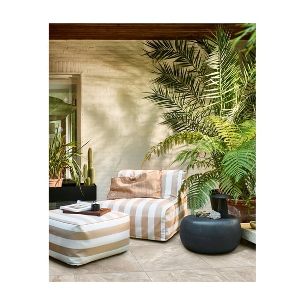 Bijeli/bež vrtni tabure na napuhavanje Sit On Air – vtwonen-image-4