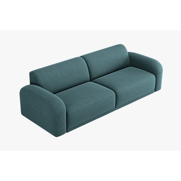 Plava baršunasta sofa 242 cm Erin – Micadoni Home-image-3