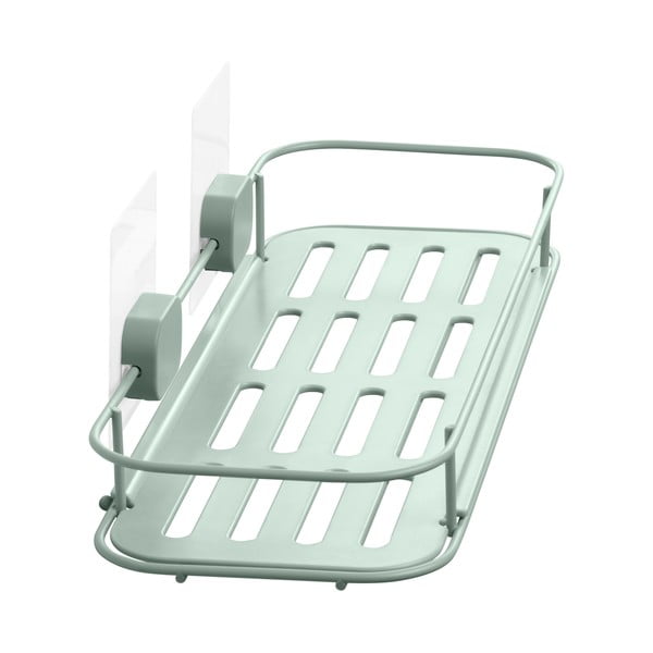 Mentol zelena metalna samoljepljiva kupaonska polica Grena – Compactor-image-4