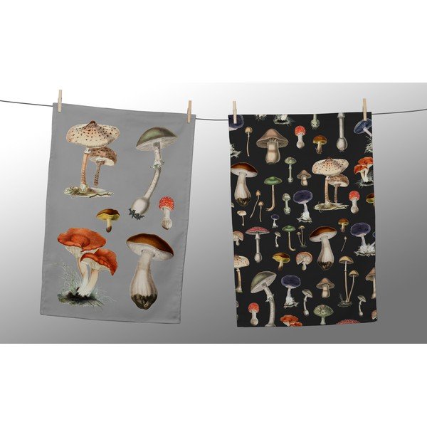 Set od 2 salvete Tierra Bella Psychedelic Fungi, 47 x 65 cm